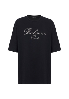 Balmain Embroidered Signature T-Shirt