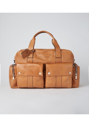 Brunello Cucinelli Leather Holdall