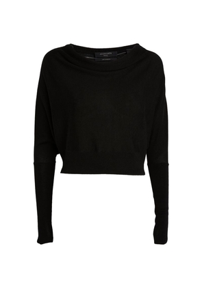 Allsaints Wool Cropped Ridley Sweater