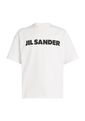 Jil Sander Cotton Logo Print T-Shirt