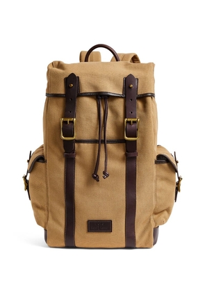 Polo Ralph Lauren Canvas Leather-Trim Backpack