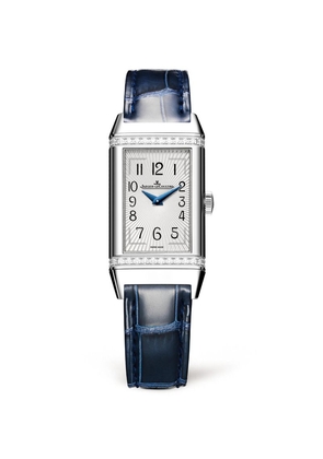 Jaeger-Lecoultre Stainless Steel And Diamond Reverso One Watch 20Mm