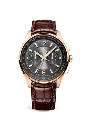 Jaeger-Lecoultre Pink Gold Polaris Chronograph Watch 42Mm