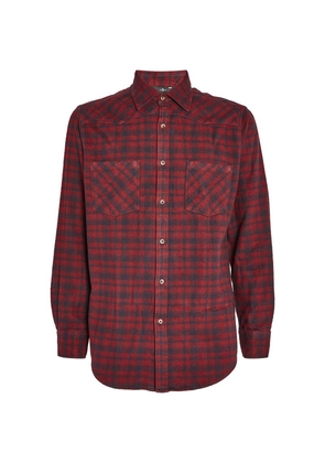 7 For All Mankind Cotton Western Check Shirt