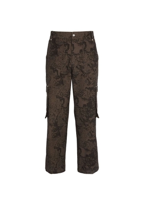 Represent Camouflage Cargo Trousers