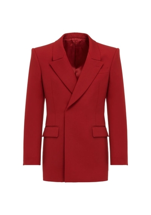 Alexander Mcqueen Wool Double-Breasted Tailored Jacket