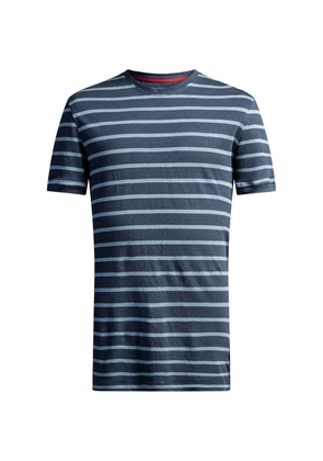Isaia Linen Striped T-Shirt