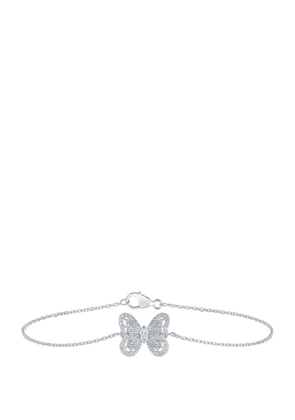 De Beers Jewellers White Gold And Diamond Portraits Of Nature Butterfly Bracelet