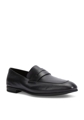 Zegna Leather Asola Penny Loafers