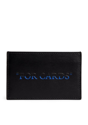 Off-White Leather For Cards Cardholder