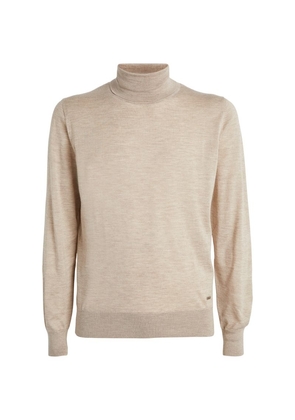 Brioni Cashmere-Silk Rollneck Sweater