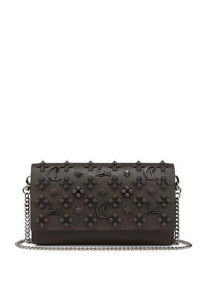Christian Louboutin Paloma Leather Embellished Chain Wallet
