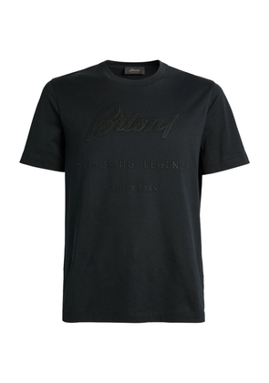 Brioni Cotton Logo T-Shirt