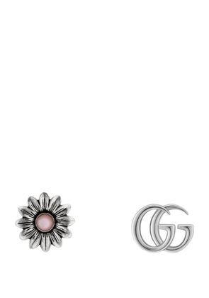 Gucci Double G Flower Stud Earrings
