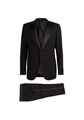 Giorgio Armani Silk-Trimmed Tuxedo Suit
