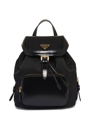 Prada Re-Nylon and Leather Backpack