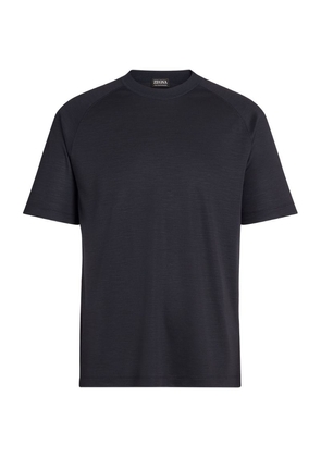 Zegna High Performance Wool-Cotton T-Shirt