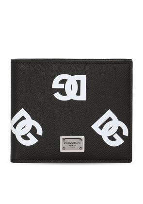 Dolce & Gabbana Leather Dg Bifold Wallet