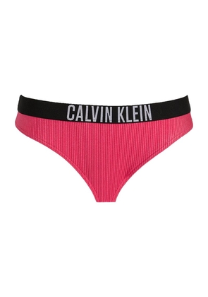 Calvin Klein Rib-Knit Logo Bikini Briefs