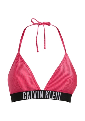 Calvin Klein Rib-Knit Logo Bikini Top