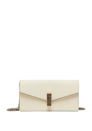 Valextra Leather Iside Pyrite Clutch Bag