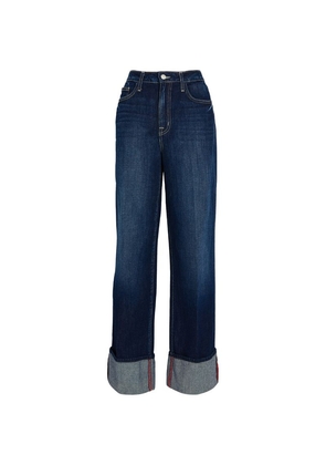 L'Agence Miley Wide-Leg Jeans