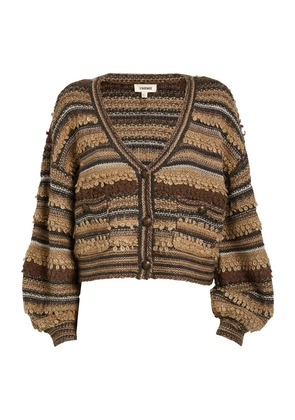 L'Agence Cropped Harriet Cardigan