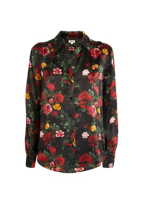 L'Agence Silk Floral Tyler Shirt