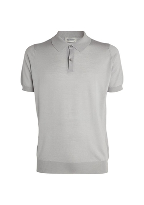 John Smedley Merino-Cotton Polo Shirt