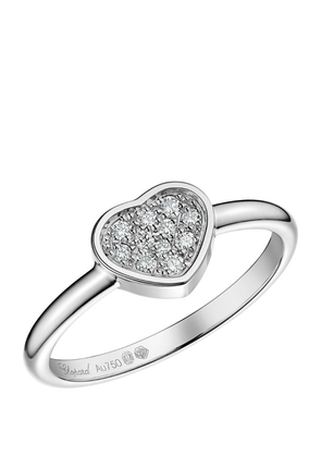 Chopard White Gold And Diamond My Happy Hearts Ring