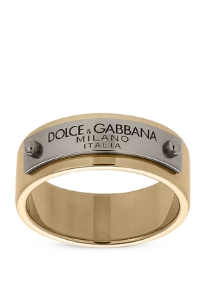 Dolce & Gabbana Logo-Plaque Ring