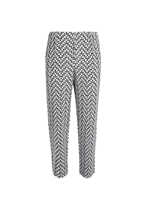 Homme Plissé Issey Miyake Zigzag Print Pleated Trousers