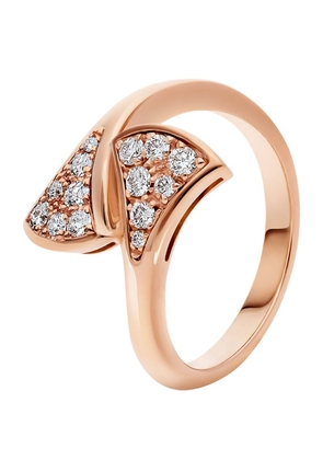 Bvlgari Rose Gold And Diamond Divas' Dream Ring