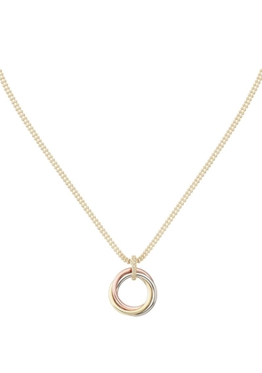 Cartier White, Yellow, Rose Gold And Diamond Trinity Necklace
