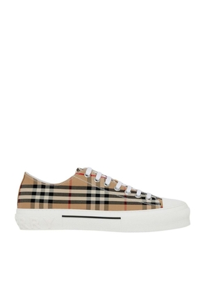 Burberry Canvas Vintage Check Sneakers