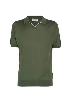 John Smedley Cotton Short-Sleeve Polo Shirt