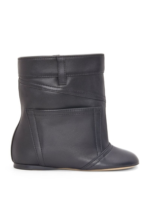 Loewe Leather Toy Ankle Boots