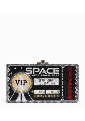 Judith Leiber Space Ticket Clutch Bag