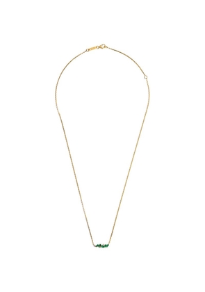 Suzanne Kalan Yellow Gold, Diamond and Emerald Fireworks Frenzy Necklace