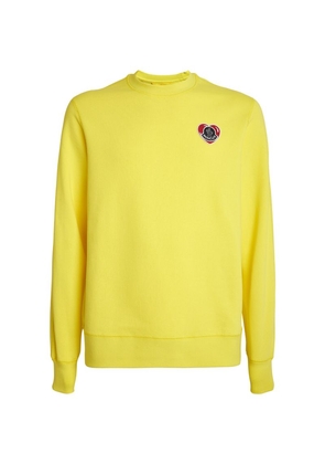 Moncler Cotton Logo-Patch Sweater