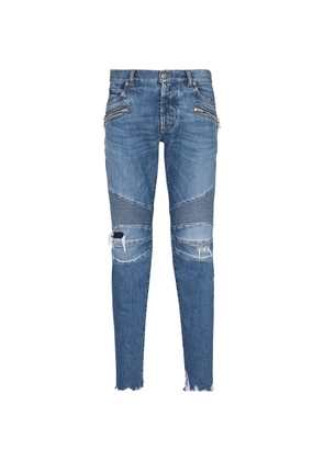 Balmain Distressed Slim Jeans