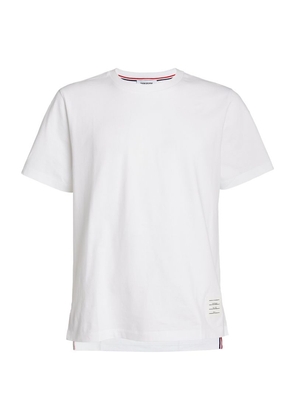 Thom Browne Cotton Name Tag T-Shirt