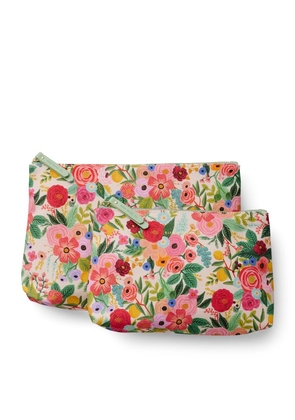 Rifle Paper Co. Canvas Garden Party Pouch (Set of 2)