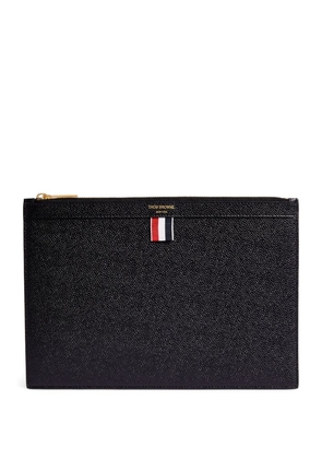 Thom Browne Small Leather Pouch