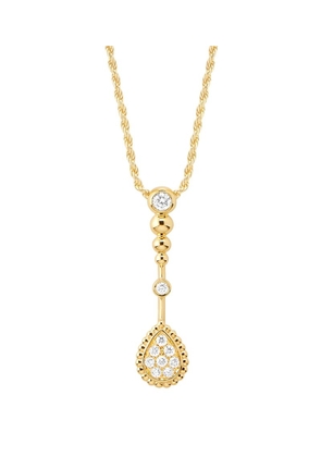Boucheron Yellow Gold And Diamond Serpent Bohème Pendant Necklace