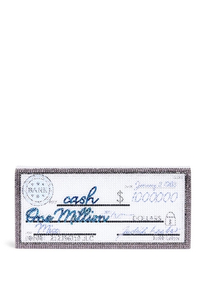 Judith Leiber Envelope Million Dollar Check Clutch Bag