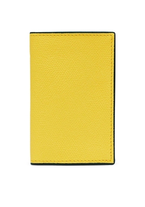Valextra Leather Onda Card Holder