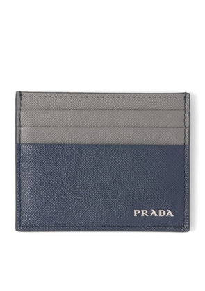 Prada Saffiano Leather Two-Tone Card Holder