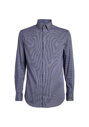 Giorgio Armani Cotton-Blend Striped Shirt