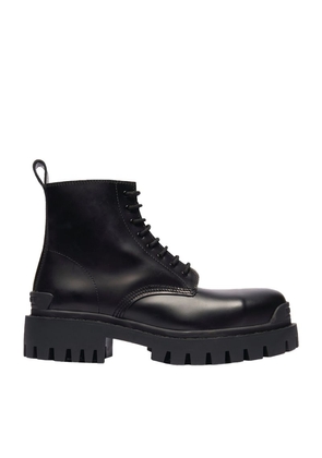 Balenciaga Leather Strike Boots